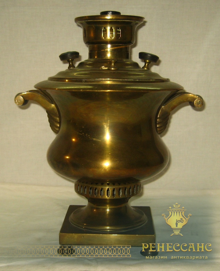 Самовар угольный старинный «ваза», на 3 литра, Россия 19 век №284