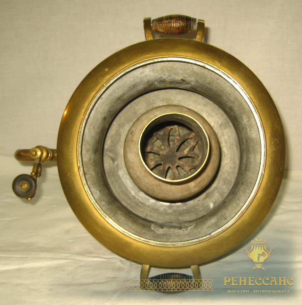 Самовар угольный старинный «ваза», на 3 литра, Россия 19 век №284