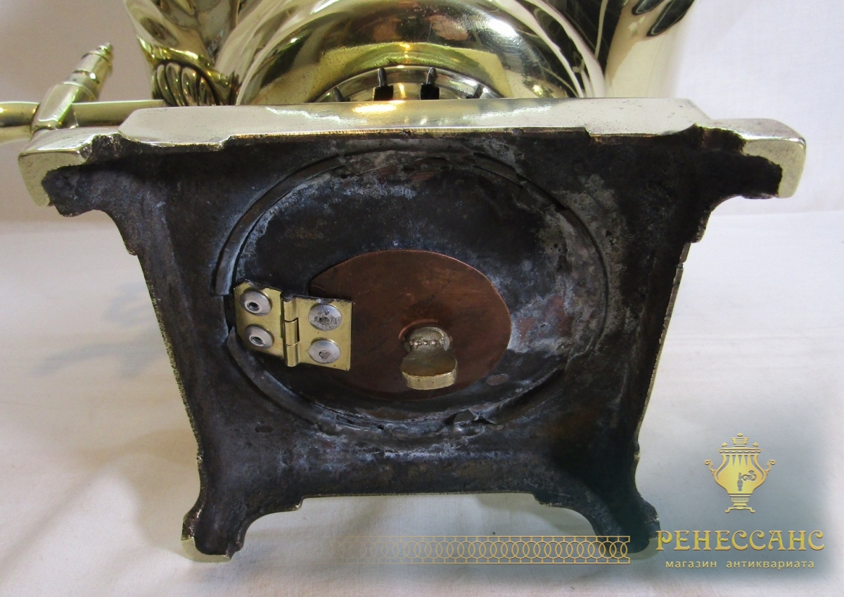 Самовар угольный старинный «репка» На 3 л «Воронцов» Россия 19 век №1535
