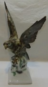 Статуэтка старинная «Орел Птица», фарфор №5341