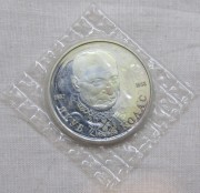 Монета 1 рубль "Якуб Колас" 1992 год, пруф, в запайке, оригинал №5191