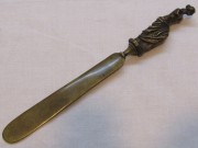 Нож для писем старинный, бронза, модерн №7287