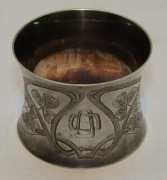 Кольцо для салфеток старинное «Клевер» модерн серебро 800 пр №7304
