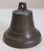 Колокольчик с пословицей, колокол поддужный «Кого люблю того и дарю» Валдай 1816 год №8005