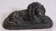 Скульптура старинная, фигура «Лев» шпиатр, 19-20 век №8059