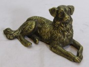 Статуэтка старинная «Собака» бронза 19 век №8609