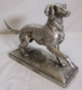 Статуэтка, фигура «Собака» силумин Завалов 1958 год №8707