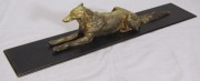 Статуэтка старинная «Собака» Бронза, позолота 19 век №9442