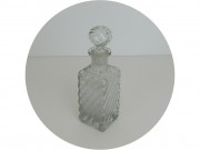 Большой парфюмерный флакон, бутылка Стекло "Т-во Ралле" Россия 19 век №11983