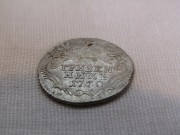 Монета гривенник Серебро Екатерина Вторая СПБ 1770 год 100% Оригинал №11346