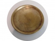 Поднос старинный круглый "Товарищество Кольчугина" Россия 19 век №13871