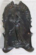Панно «Девушка» старинное, модерн, 19-20 век №6853