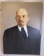 Картина, портрет «Ленин» холст, масло, 60*80 см, 1979 год №7618 
