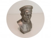 Бюст "Дзержинский" Силумин Баганов 1987 год №13060