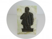 Панно, плакетка "Ленин" Камень, бронза СССР №13061