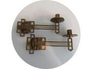 Подсвечник старинный на рояль, на пианино Парные Модерн Томпак №13421