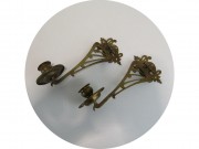 Подсвечник старинный на рояль, на пианино Парные №13422