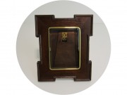 Фоторамка старинная, рамка для фото Модерн Стекло с фацетом 19-20 век №13467