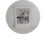 Литография старинная "Грачи прилетели" Саврасов №13547