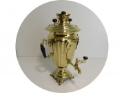 Самовар старинный на дровах "византийский" На 3 л "Баташев" 19 век Редкий размер №1909