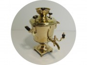 Самовар старинный на дровах Эгоист Томпак  На 2 л "Иван Пушков" 19 век Редкий №1910