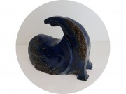 Статуэтка старинная, скульптура "Лошадь" Модерн Керамика Редкость! №13607