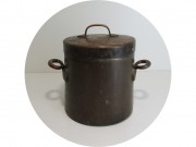 Кастрюля старинная с крышкой Медь На 16 л Россия 19 век №13687