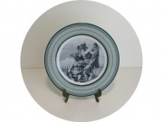 Тарелка, панно настенное "Летний сад" Фарфор №13807