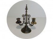 Подсвечник старинный бронзовый №14144